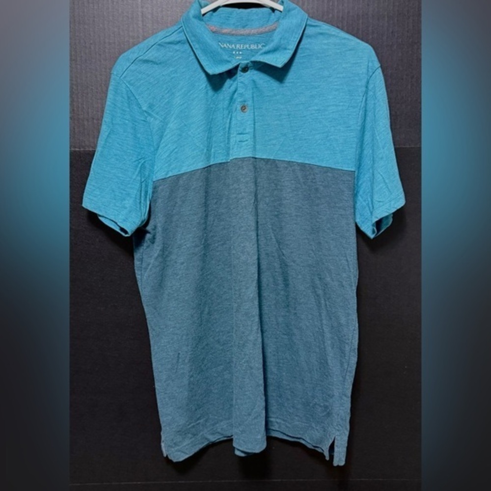 🪅Banana Republic Two tone Color Block Pocket Polo